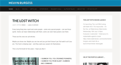 Desktop Screenshot of melvinburgess.net